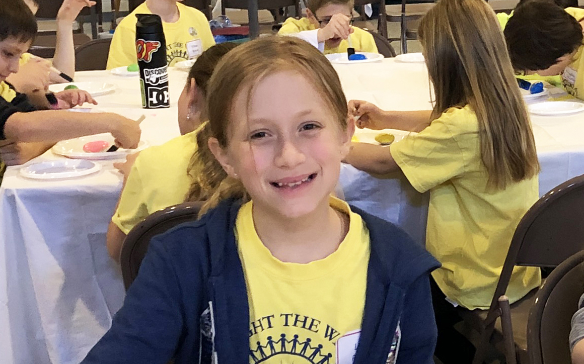 Student smiling